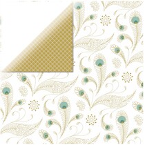 1 Bogen Designerpapier, Elegance - Pure