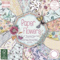 De diseño de bloque, flores, 64 páginas