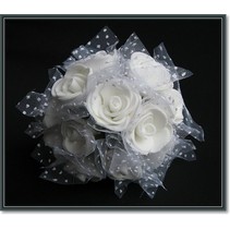 rose Schiuma, 12 rose, bianco