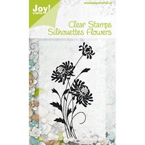 Joy Crafts, Clear frimerker, Flowers 4, 47x100mm.