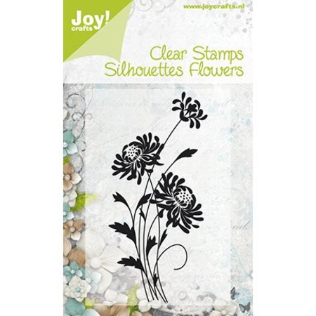 Joy!Crafts und JM Creation Joy Crafts, Transparent Stempel, Flowers 4, 47x100mm.