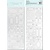 Scrapbooking ... Consejo Blanco chip pre-corte, listo para ser personalizado, Motif 4