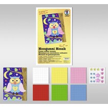 Moosgummi Mosaik "Eule"