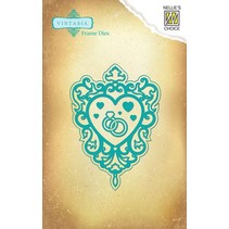 Stamping and Embossing stencil, Vintasia