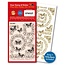 Stempel / Stamp: Transparent Transparante stempels, Butterflies + past op een Ziersticker