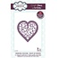 Creative Expressions Stempling og Embossing stencil, hjerte fuld af hjerter