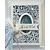 Creative Expressions Corte e de estampagem estênceis, motivos de Natal: Frame decorativo com flocos de neve