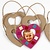 Objekten zum Dekorieren / objects for decorating Paper mache hearts frame for decorating.