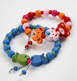 Kinder Bastelsets / Kids Craft Kits Kits, para los niños pulseras de cuentas de madera.