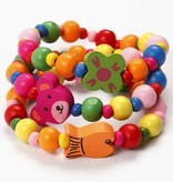 Kinder Bastelsets / Kids Craft Kits Kit, per i bambini bracciali perline di legno.