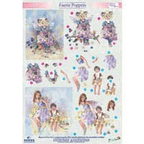 3D mueren corte de chapa grabado, Dufex "Faerie Poppets 010" diseña Christine Haworth