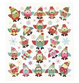 Sticker Pretty Stickers, 1 vel: 15x16, 5 cm, uilen.