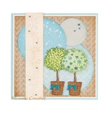 Leane Creatief - Lea'bilities Stamping and Embossing stencil, tree in pot