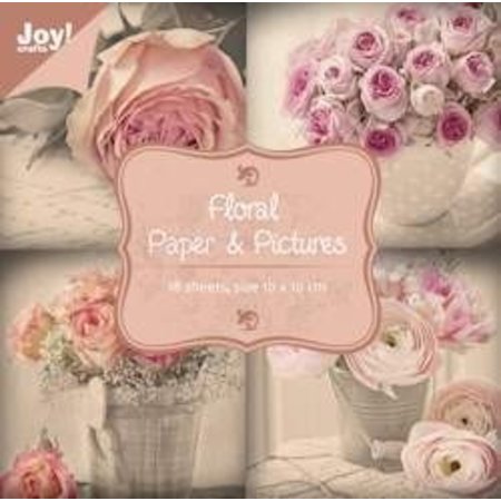 Joy!Crafts und JM Creation Designer Block, Blomster med rosemotiv