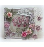 Joy!Crafts und JM Creation Designer Block, floral avec des motifs de roses