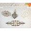 Embellishments / Verzierungen Dijes de metal Set