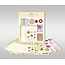 Exlusiv Set di carte per essere personalizzato, "fiori", formato 7,8 x 13,5 cm,