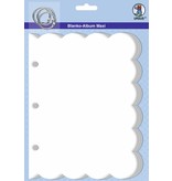 Scrapbooking ... Blank Album EP "Waves", 800 gr / m², 6 feuilles,
