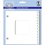Scrapbooking ... Blanco mini-álbum, "passe-partout", 800 gr / m², 6 hojas