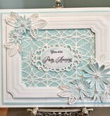 Creative Expressions Stamping and Embossing stencil, flowers