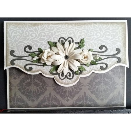 Creative Expressions Stamping and Embossing stencil, flowers