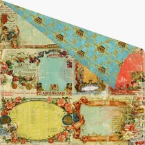 Scrapbook Paper, 30,5 x 30,5 cm, Marketing Prima