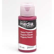 DecoArt media fluid acrylics, Primary Magenta