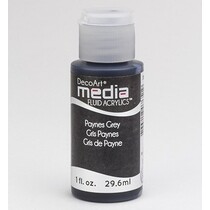DecoArt media Fluid acrylics, Payne's Grey