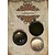 Embellishments / Verzierungen 2 cabochons de verre avec cadre