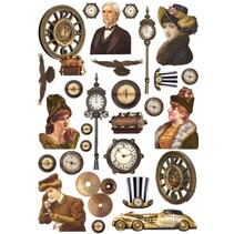 Folhas A4 cortados com ornamentos