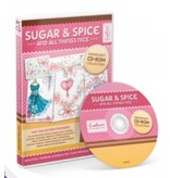 Crafter's Companion Sugar & Spice Papercrafting cd-rom-samling
