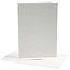 KARTEN und Zubehör / Cards Cartes et enveloppes, 10,5 x15 cm, blanc, 10 set