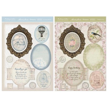 Exlusiv Kartenbastelset: Antique Chic, cartões com quadro
