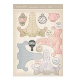 Exlusiv Kartenbastelset: Antique Chic, cartões com quadro