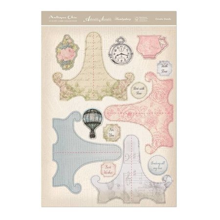 Exlusiv Kartenbastelset: Antique Chic, cartões com quadro