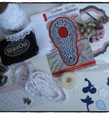 Marianne Design Gummi Stempel, Romantic Vintage-Thank you