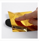 BASTELZUBEHÖR / CRAFT ACCESSORIES Transfer film, sheet 10x10 cm, 30 sheets, gold