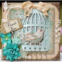 Sizzix Bigz da Tim Holtz, uccello in gabbia