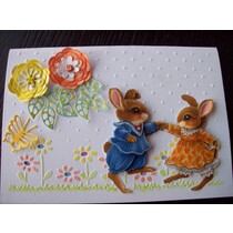 Stampen en Embossing stencil, Designables Patent Pending