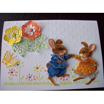 Stampen en Embossing stencil, Designables Patent Pending