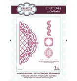 Creative Expressions Punching and embossing template, Lattice Arched Adornment