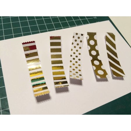 BASTELZUBEHÖR / CRAFT ACCESSORIES Metallic Folie silber und gold, einfach und schnell!