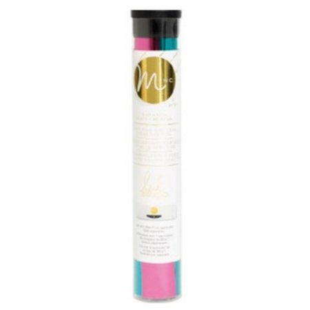 BASTELZUBEHÖR / CRAFT ACCESSORIES Metalfolie blå og pink