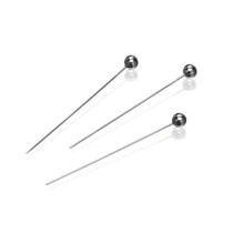 Perno decorativo, argento, 64 millimetri, 10 pz