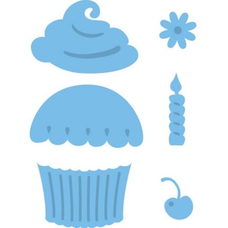 Marianne Design Stanz- und Prägeschablone, Cupcake