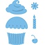 Marianne Design Stanz- und Prägeschablone, Cupcake