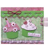 Marianne Design Stansing og preging sjablong, Cupcake
