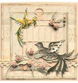 Marianne Design Stamping and Embossing stencil, bird
