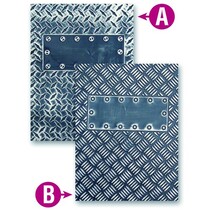 Prägeshablone plastica M-Bossabilities con 2 motivi