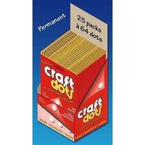 gjennomsiktige selvklebende prikker